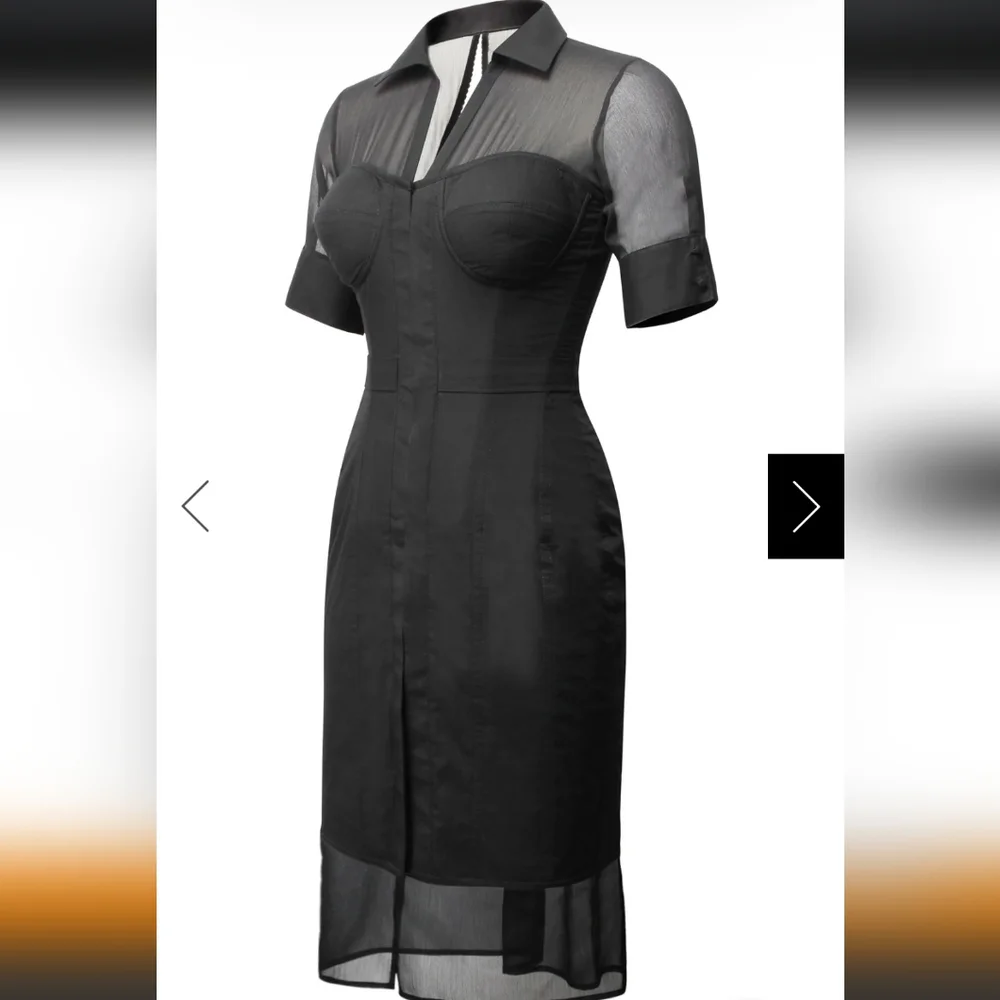 NWT Black Corset Dress - Picture 7 of 15